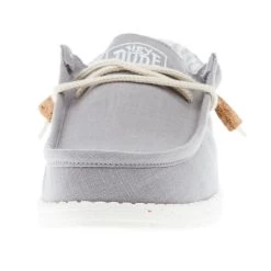 Heydude Men's Hey Dude Wally Linen Natural Grey Casual -Heydude 40015 030 05