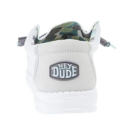 Heydude Men's Hey Dude Wally Sox Triple Needle Star White Casual Shoe -Heydude 40020 1KZ 04
