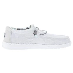 Heydude Men's Hey Dude Wally Sox Triple Needle Star White Casual Shoe -Heydude 40020 1KZ 05