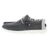 Heydude Men's Hey Dude Wally Stretch Canvas Opal Black