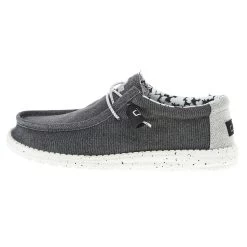 Heydude Men's Hey Dude Wally Stretch Canvas Opal Black