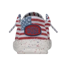 Heydude Hey Dude Wally Toddler Patriotic Stars & Stripes 15 Heydude Hey Dude Wally Toddler Patriotic Stars & Stripes -Heydude 40031 9C8 WALLYTODDLERPATRIOTIC STARSANDSTRIPES LEFTBACK