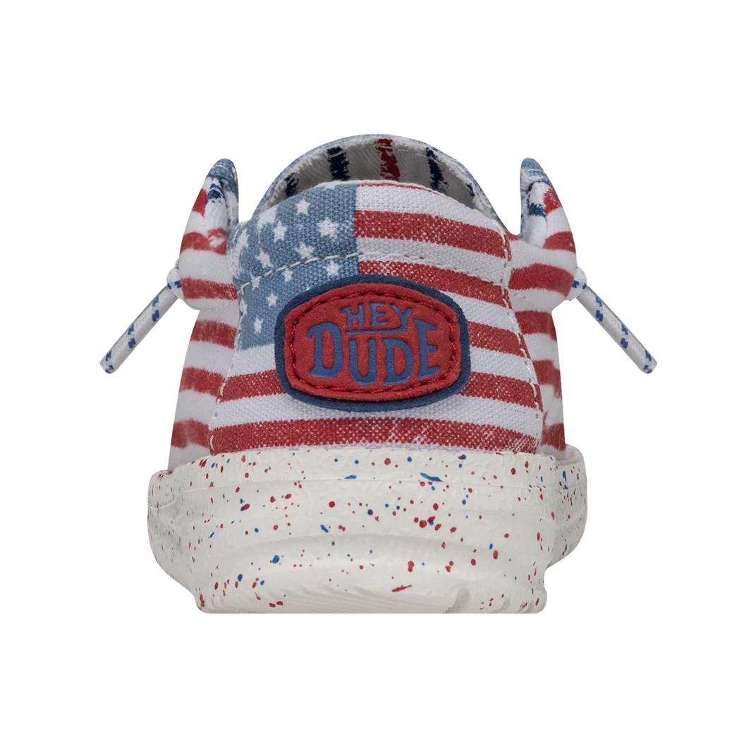 Heydude Hey Dude Wally Toddler Patriotic Stars & Stripes 8 Heydude Hey Dude Wally Toddler Patriotic Stars & Stripes - Image 8