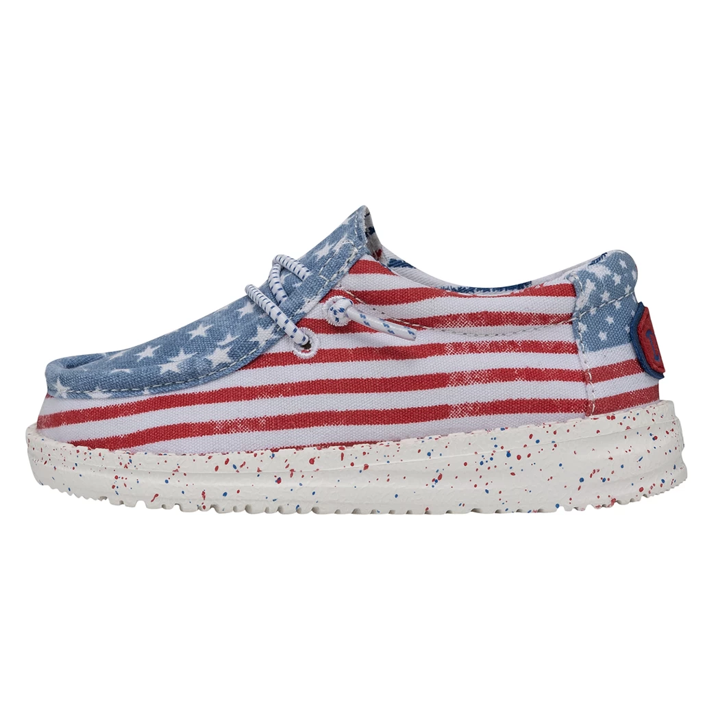 Heydude Hey Dude Wally Toddler Patriotic Stars & Stripes 5 Heydude Hey Dude Wally Toddler Patriotic Stars & Stripes - Image 5