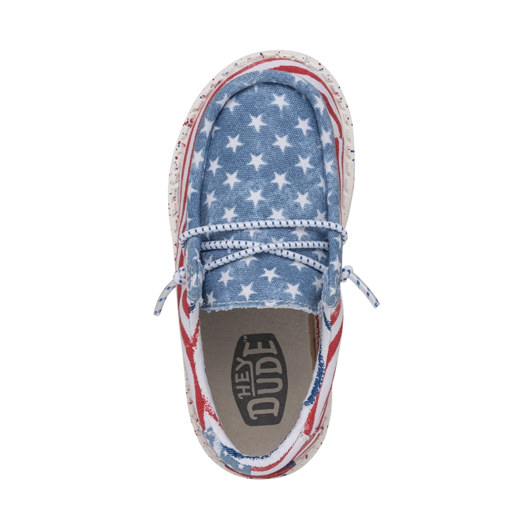 Heydude Hey Dude Wally Toddler Patriotic Stars & Stripes 3 Heydude Hey Dude Wally Toddler Patriotic Stars & Stripes - Image 3