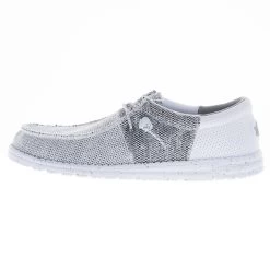 Heydude Men's Hey Dude Wally Tri Stone White Casual Shoe -Heydude 40037 1KA 03