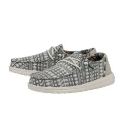 Heydude Hey Dude Women's Wendy Boho Embroidery Grey