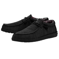 Heydude Hey Dude Men's Jet Black Wally Sox